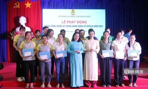 Bình Phước: Phát động Tháng Công nhân - Tháng hành động về an toàn vệ sinh lao động năm 2025