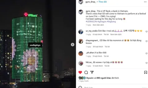 Cộng đồng fan K-pop toàn cầu xôn xao trước tòa nhà hoa cúc của VPBank