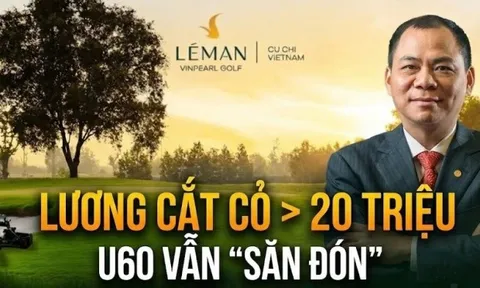 Hé lộ mức lương người cắt cỏ sân golf của tỷ phú Phạm Nhật Vượng, U60 vẫn được nhận