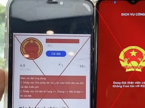 Cài app hành chính công giả mạo, người đàn ông ở Hà Nội bị rút mất 350 triệu đồng