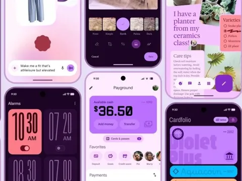 Google để lộ thiết kế Android hoàn toàn mới trước giờ G