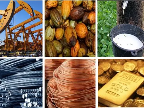 Thị trường ngày 8/5: Giá vàng, dầu, đồng, cà phê giảm, quặng sắt và cao su tăng