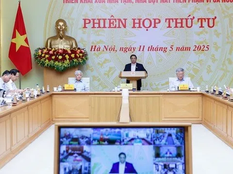 TỔNG THUẬT: Thủ tướng chủ trì phiên họp thứ 4 Ban chỉ đạo Trung ương về xóa nhà tạm, nhà dột nát