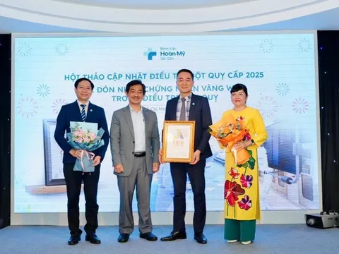 Bệnh viện Hoàn Mỹ Sài Gòn nhận Chứng nhận Vàng từ Hội Đột quỵ Thế giới