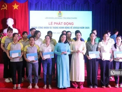 Bình Phước: Phát động Tháng Công nhân - Tháng hành động về an toàn vệ sinh lao động năm 2025