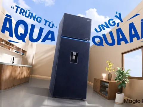Aqua ra mắt tủ lạnh "lấy nước ngoài", đặc quyền tại Điện Máy Xanh