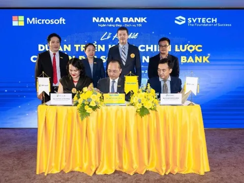 Nam A Bank số hóa môi trường làm việc, thúc đẩy năng suất và tăng cường bảo mật