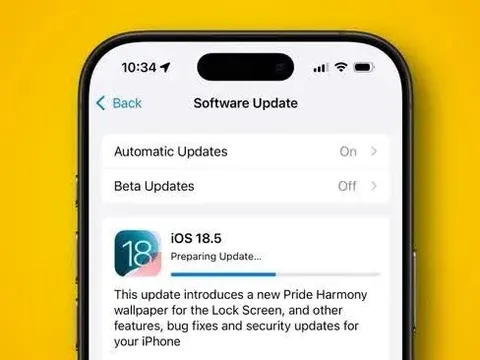 Cập nhật ngay iOS 18.5 để sửa lỗi bảo mật trên điện thoại
