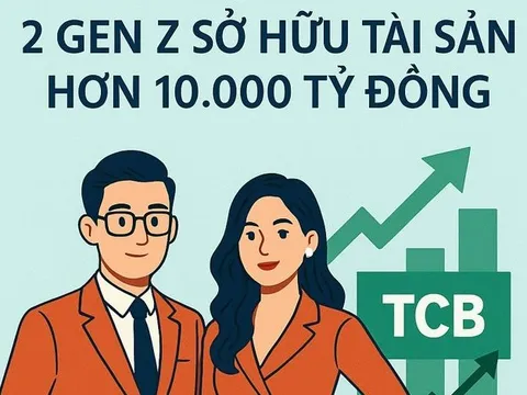 Lần đầu tiên trong lịch sử TTCK Việt Nam, có 2 gen Z sở hữu khối tài sản 10.000 tỷ, sắp vào top 10 người giàu nhất