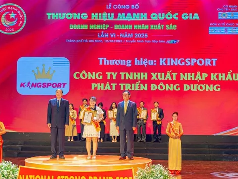 Kingsport từ hành trình gửi trao sức khỏe đến Top 10 Thương hiệu mạnh Quốc gia 2025