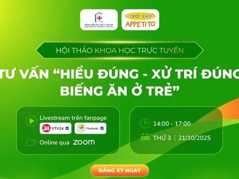 Hội thảo khoa học Đại học y Hà Nội “Hiểu đúng – xử trí đúng biếng ăn ở trẻ”