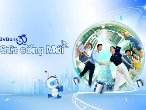 BVBank gửi tặng khách hàng nhiều ưu đãi hấp dẫn Nhân kỷ niệm 33 năm thành lập