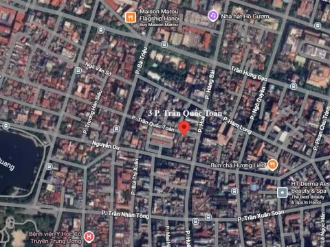 Hà Nội cho phép chuyển mục đích sử dụng 558m2 "đất vàng" phố Trần Quốc Toản để xây khách sạn